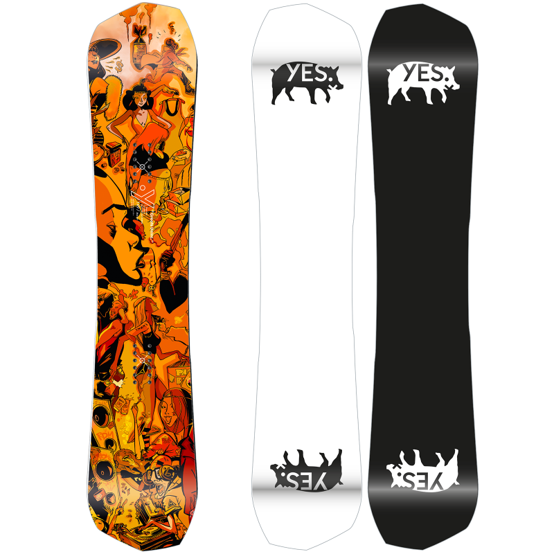 Greats Un..Inc. Snowboard 2023 | YES. Snowboards