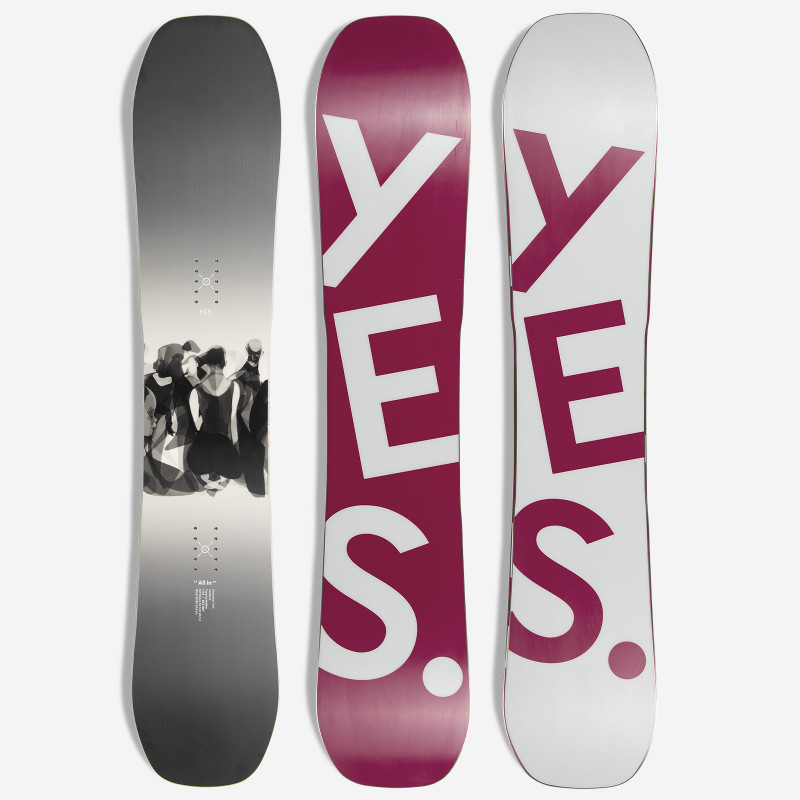 YES. All-in Snowboard in Black