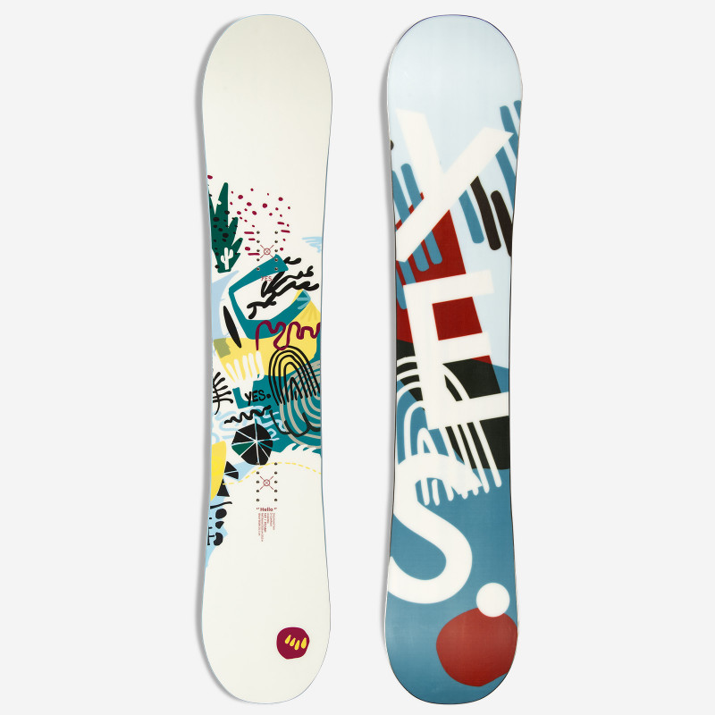 YES. Hello Snowboard in White