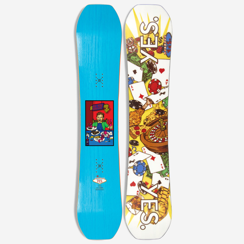 YES. Jackpot Snowboard in Blue